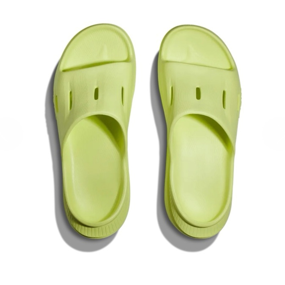 Hoka Ora Recovery 3 Comfort Slip On‎ Slide Sandals Citrus Glow Men's Size 14 - Picture 2 of 5